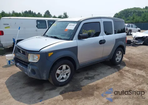 2004 Honda Element Ex из США, поврежденный, VIN 5J6YH28574L025421